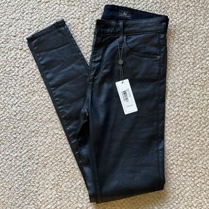NWT AG Farrah Skinny leatherette pants